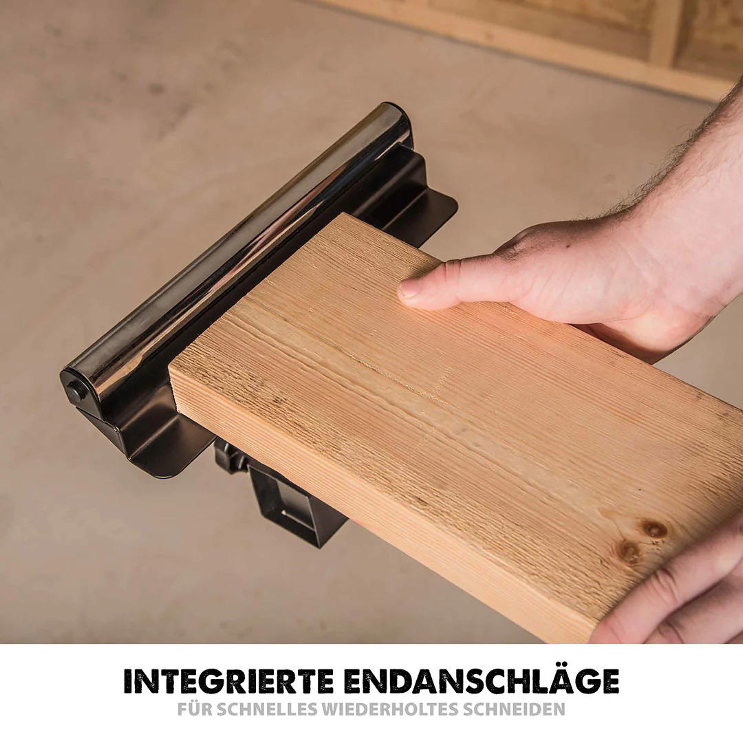 Evolution R255SMS+ 255mm Schiebe-Kapp- und Gehrungssäge mit TCT-Multi-Material-Sägeblatt und Gehrungssägeständer - Image 22