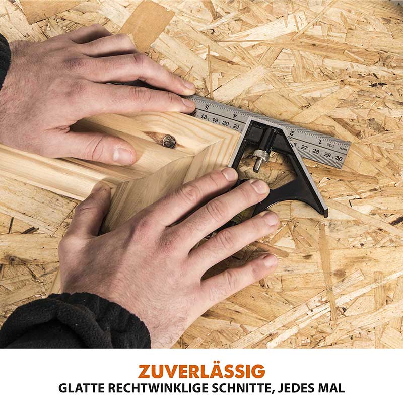 Evolution R255SMS+ 255mm Schiebe-Kapp- und Gehrungssäge mit TCT-Multi-Material-Sägeblatt und Gehrungssägeständer - Image 5