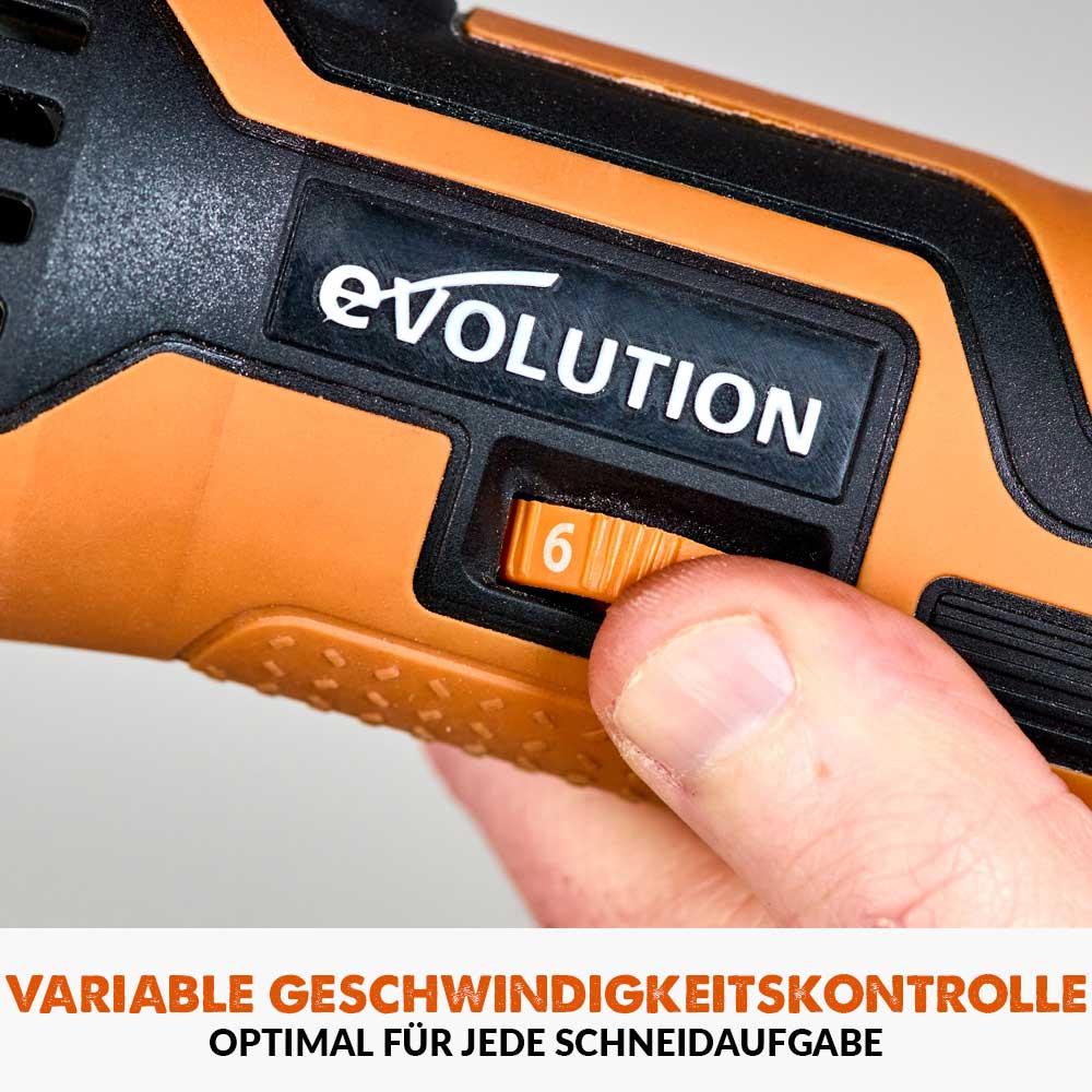 Evolution R18MLT-Li Akku Multifunktionswerkzeug 18v Li-Ion EXT mit Zubehörset - Image 13