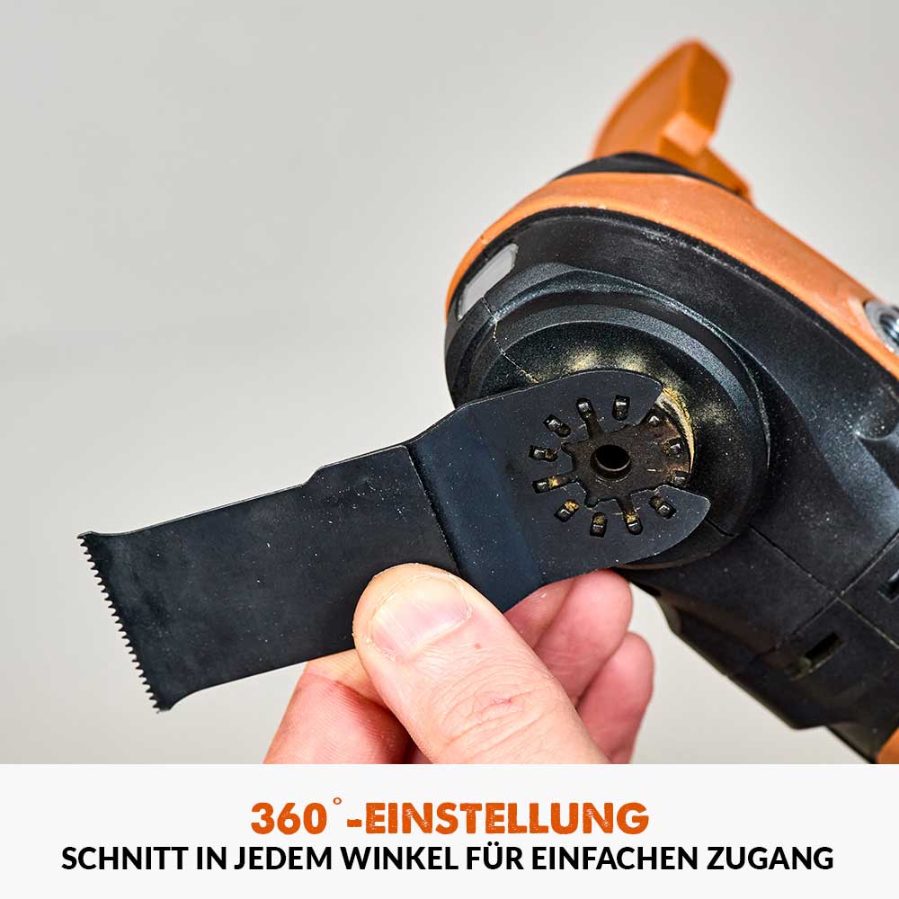 Evolution R18MLT-Li Akku Multifunktionswerkzeug 18v Li-Ion EXT mit Zubehörset - Image 9