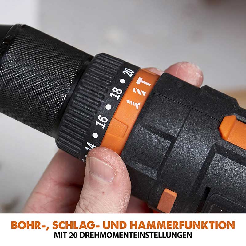 Evolution Kabelloser R13CMB-Li Kombi-Bohrschrauber 18V-Li-Ion EXT (ohne Akku) - Image 5