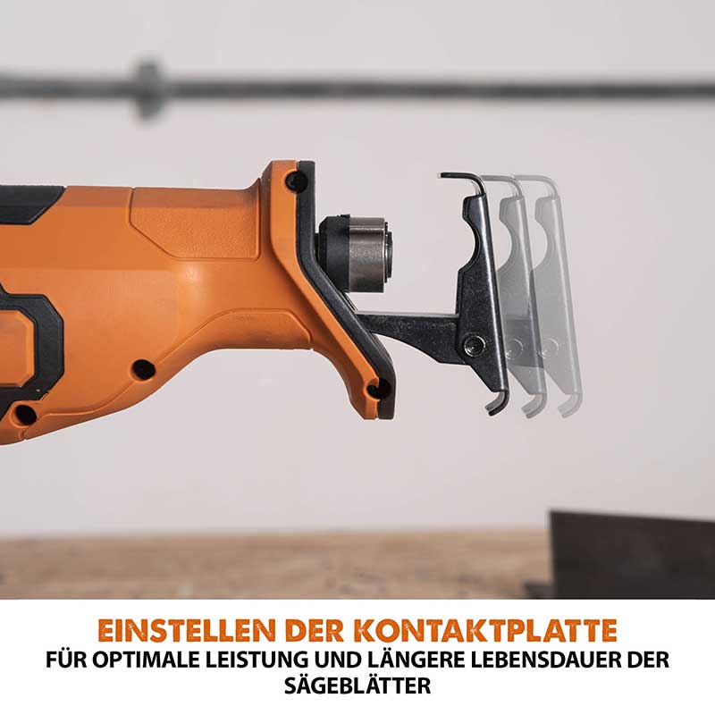 Evolution kabellose R150RCP-Li ReciprosÀge 18V-Li-Ion EXT inklusive Multi-Material-SÀgeblÀtter - Image 4