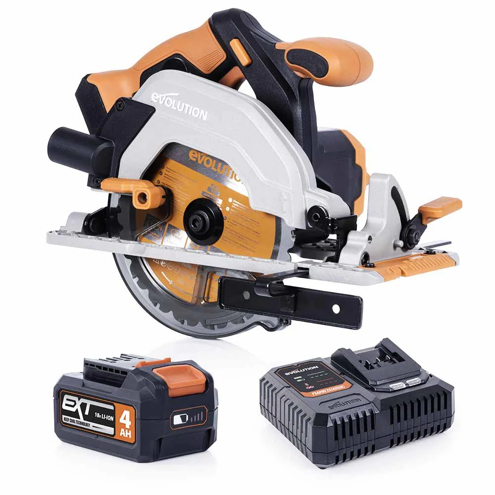 Evolution kabellose R165CCS-Li 165mm HandkreissÀge 18V-Li-Ion EXT inklusive Multi-Material-SÀgeblatt - Image 10