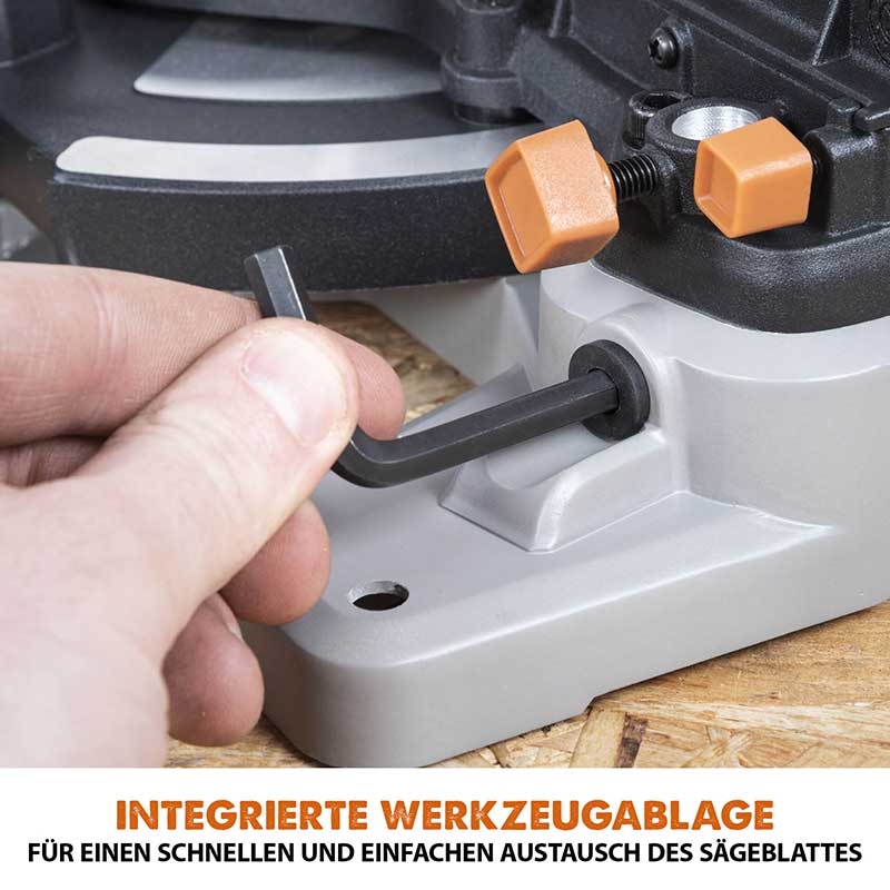 Evolution R185CMS-Li, Kabellose 185mm Kapp- und Gehrungssäge 18V-Li-Ion EXT inklusive Multi-Material-Sägeblatt - Image 8