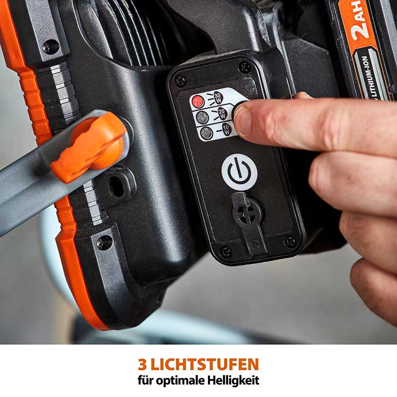 Evolution kabellose R2700WLT-Li Arbeitsleuchte 18V-Li-Ion EXT - Image 3