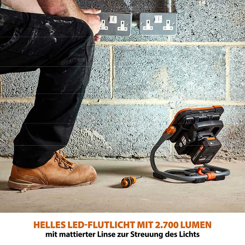 Evolution kabellose R2700WLT-Li Arbeitsleuchte 18V-Li-Ion EXT - Image 6