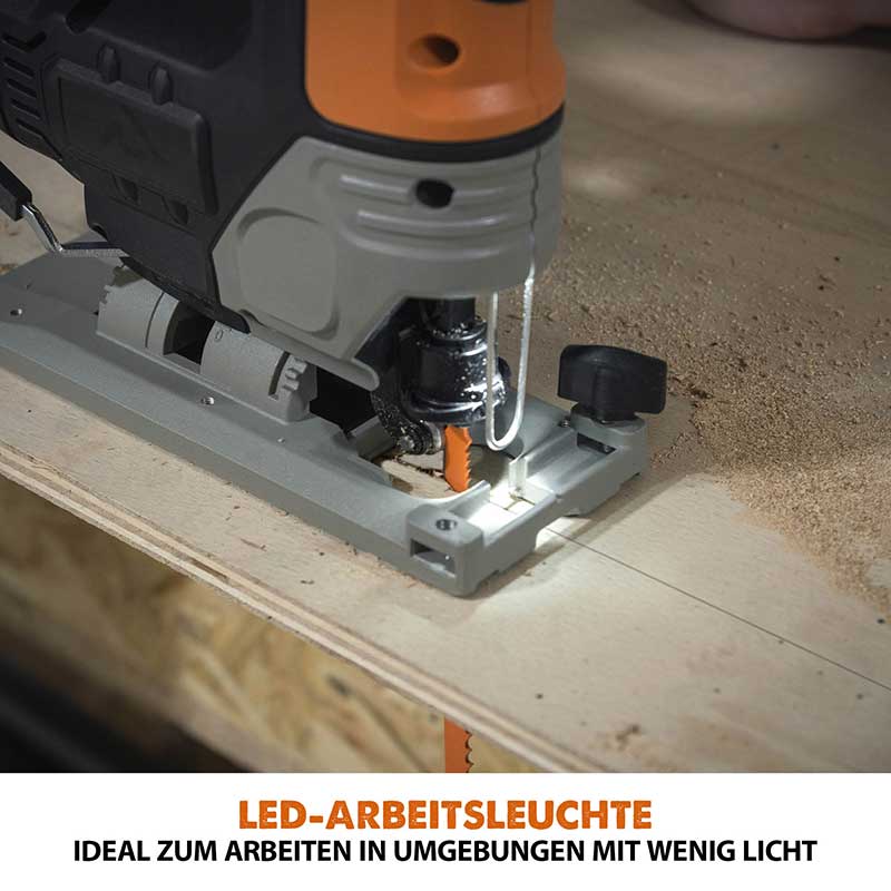 Evolution kabellose R90JGS-Li Stichsäge 18V-Li-Ion EXT mit Akku und Ladegerät inklusive Multi-Material-Sägeblätter - Image 5