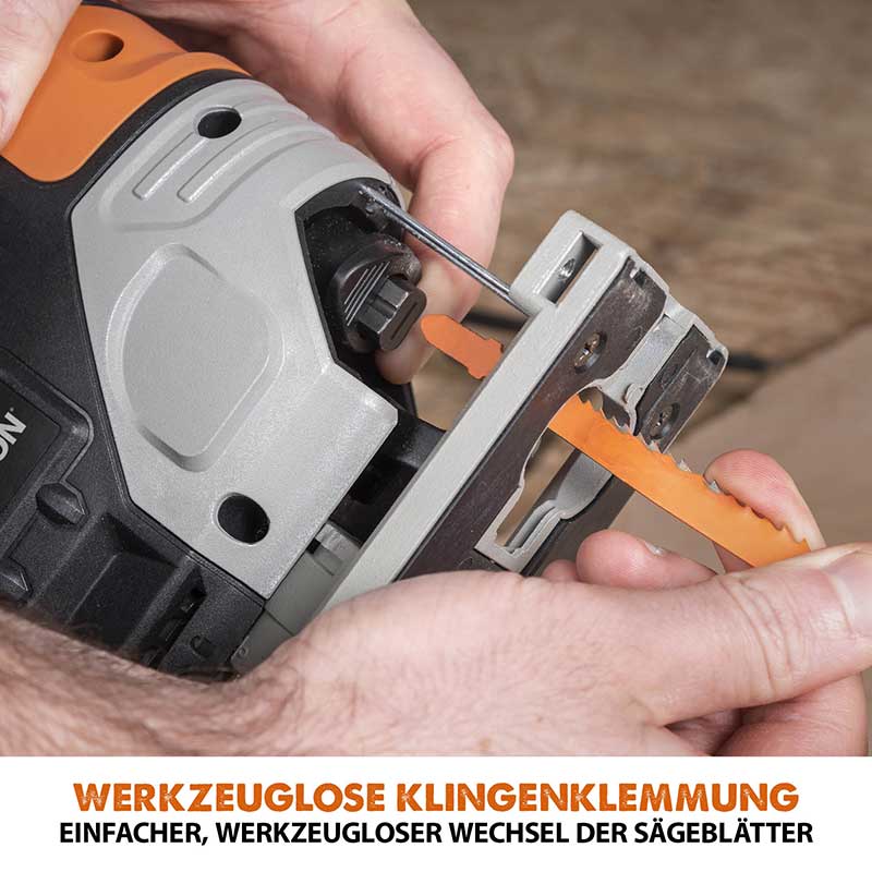 Evolution kabellose R90JGS-Li Stichsäge 18V-Li-Ion EXT mit Akku und Ladegerät inklusive Multi-Material-Sägeblätter - Image 7