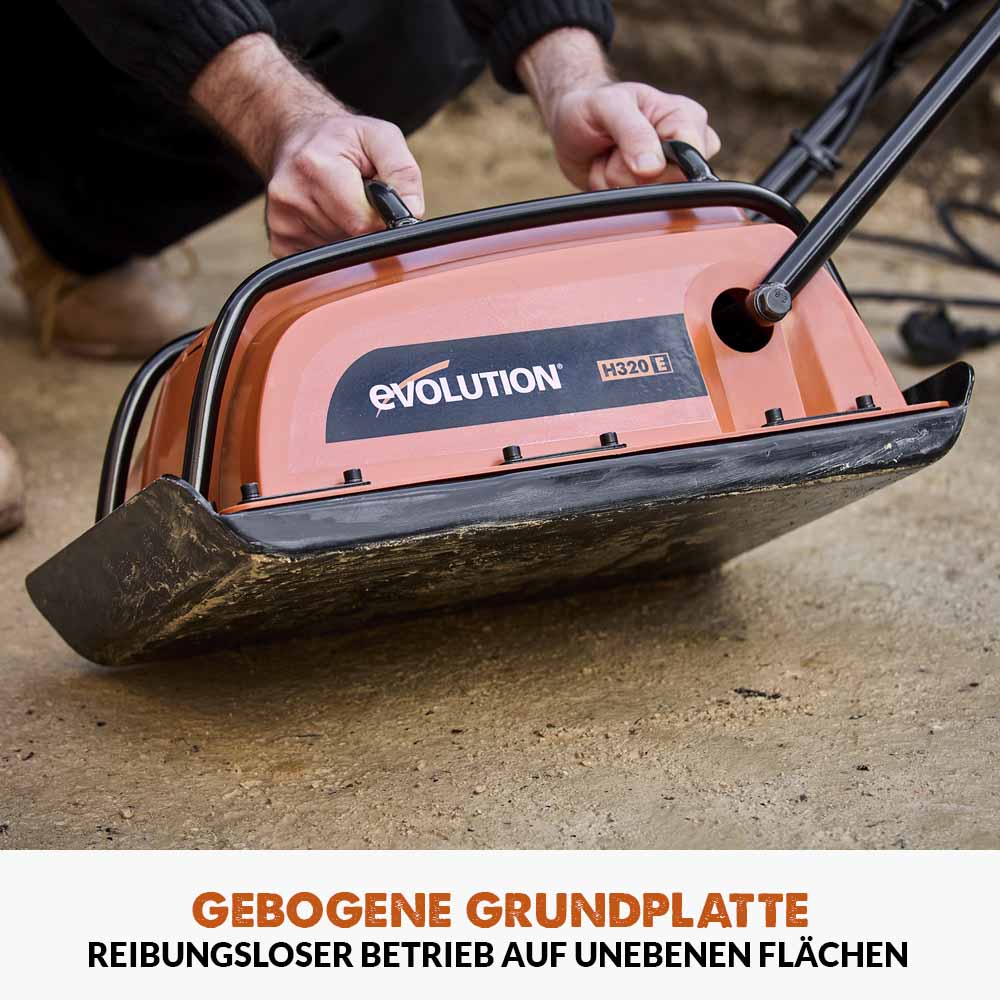 Evolution Elektrischer Rüttelplatten HULK H320-E Plattenrüttler - Image 4