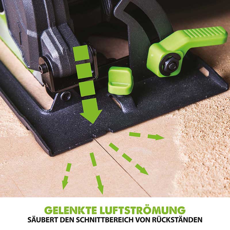 Evolution F165CCSL 165mm Handkreissäge mit TCT-Multi-Material-Sägeblatt - Image 10