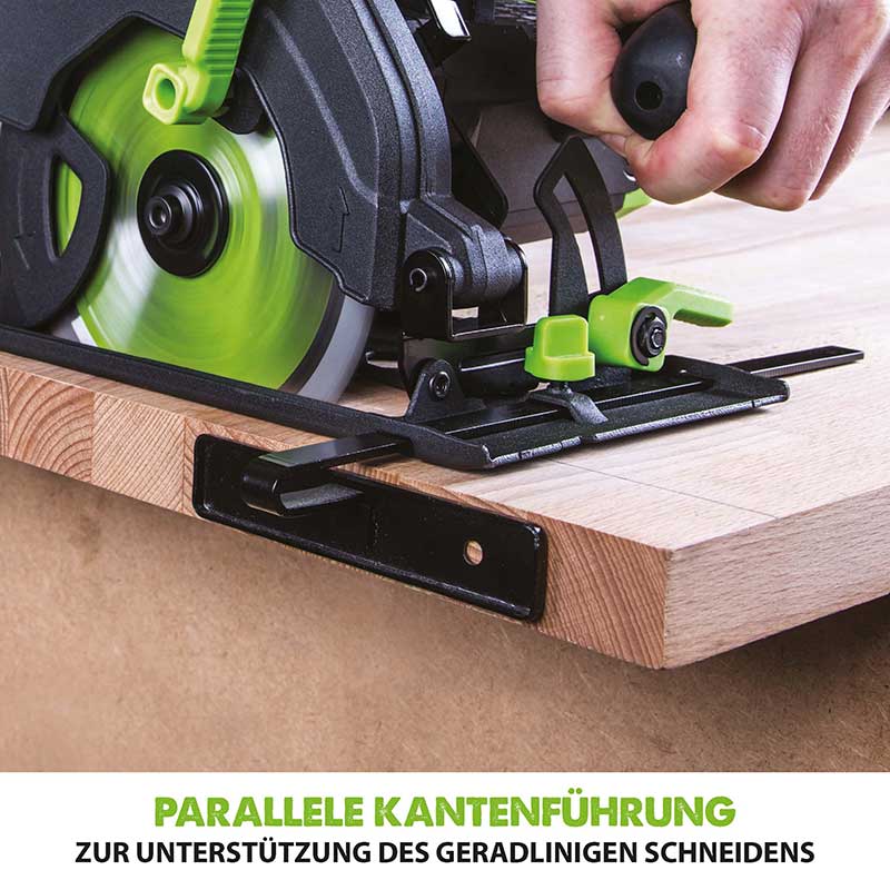 Evolution F165CCSL 165mm Handkreissäge mit TCT-Multi-Material-Sägeblatt - Image 12