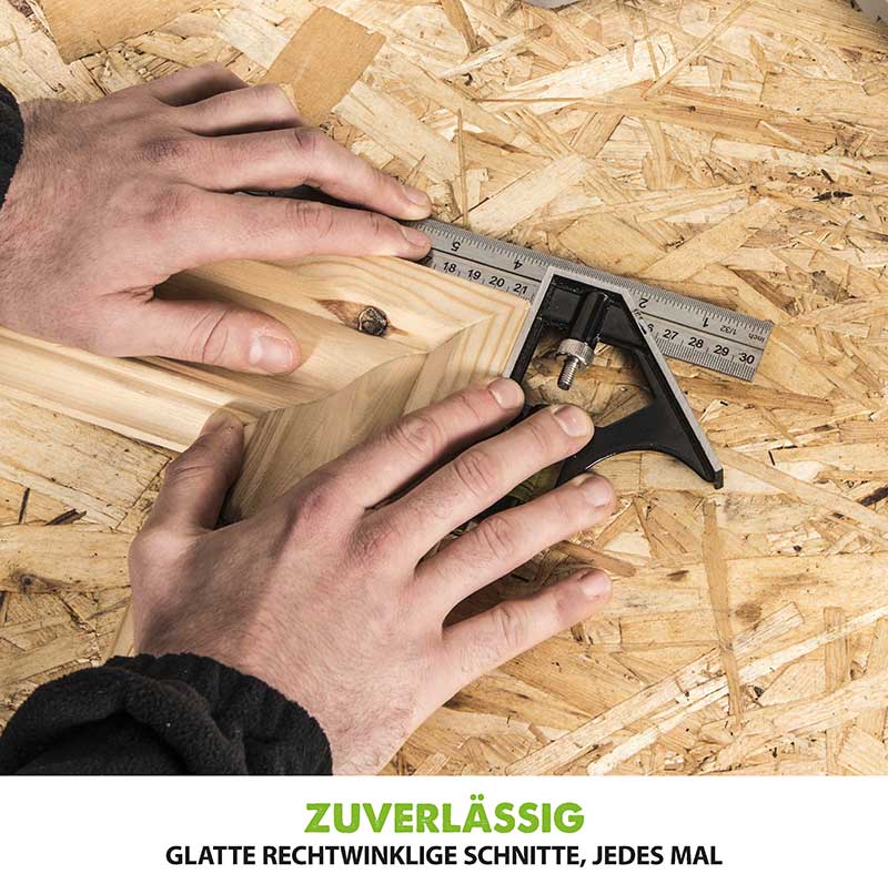 Evolution F255SMS 255mm Schiebe-Kapp- und Gehrungssäge mit TCT-Multi-Material-Sägeblatt - Image 5