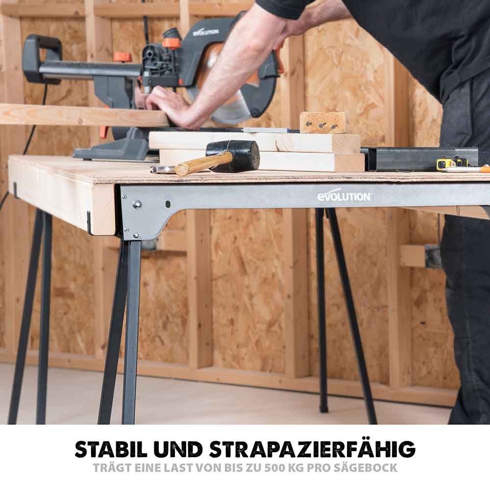Evolution Metall-Sägebock im Doppelpack - Image 3