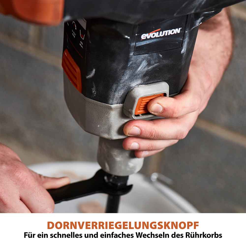 Evolution R120MXR-Li Akkubetriebener 18V-Li-Ion-EXT-Mischer (ohne Akku) mit 120mm-Multi-Mix-Rührer - Image 6