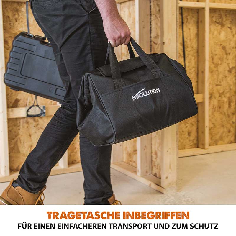 Evolution R185CCSX+ 185mm Handkreissäge mit TCT-Multi-Material-Sägeblatt - Image 9