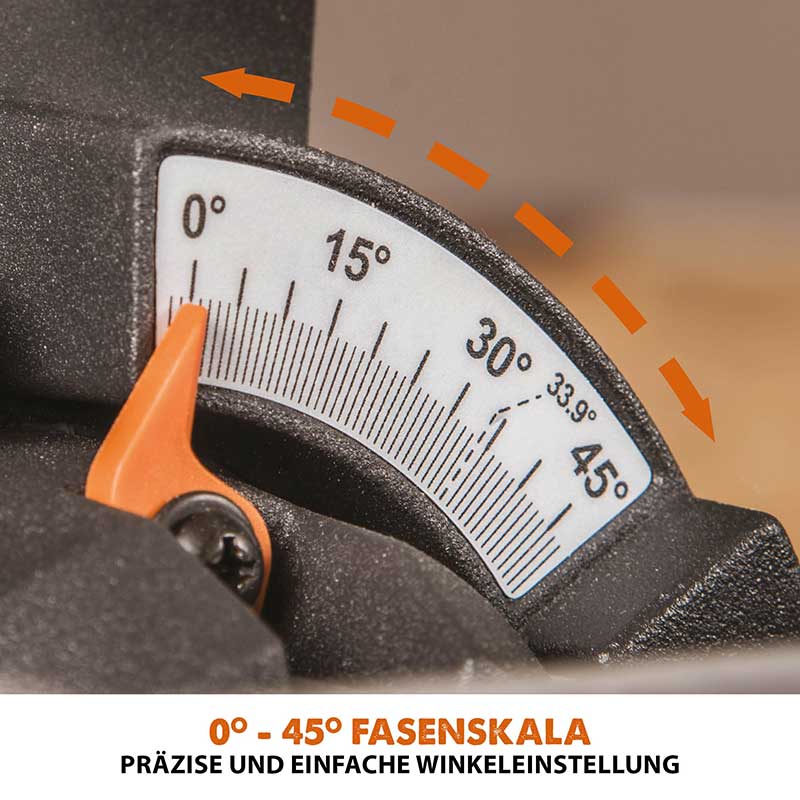 Evolution R185SMS+ 185mm Schiebe-Kapp- und Gehrungssäge mit TCT-Multi-Material-Sägeblatt - Image 5