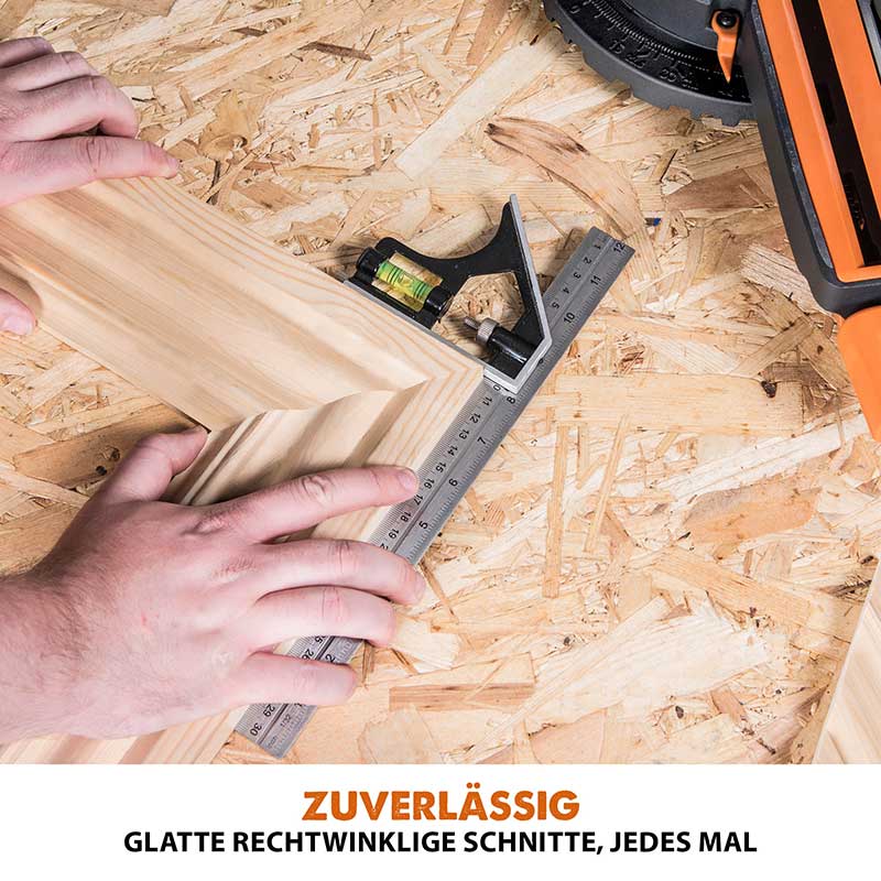 Evolution R185SMS+ 185mm Schiebe-Kapp- und Gehrungssäge mit TCT-Multi-Material-Sägeblatt - Image 6
