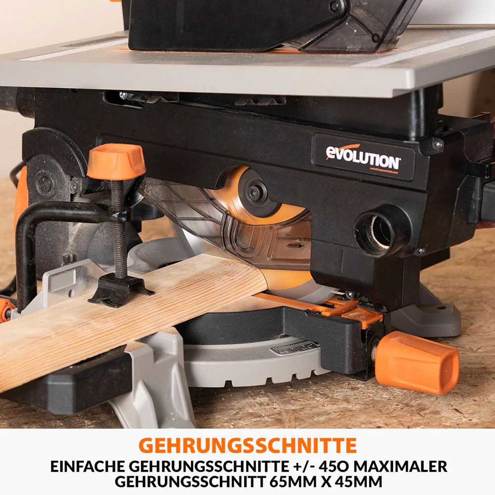 Evolution R210MTS-G2 210mm umrüstbar Gehrungs-/Tischsäge - Image 5