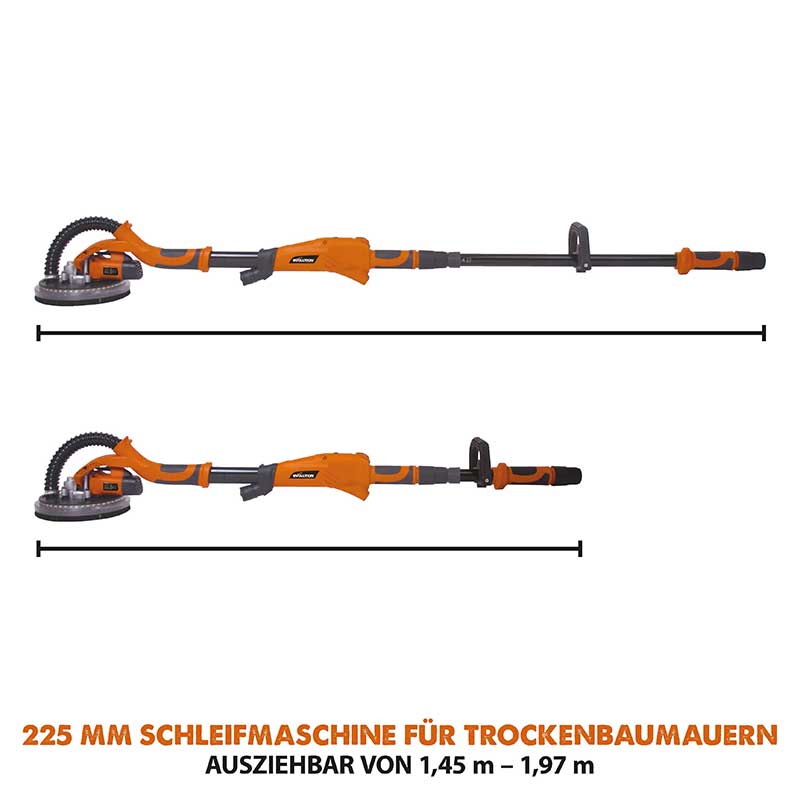 Evolution R225DWS Teleskop-Trockenbauschleifmaschine - Image 3