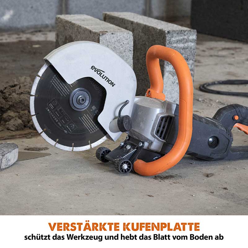 Evolution R230DCT 230mm 9" Elektrische Trennschleifmaschine Betonsäge mit Diamantblatt - Image 9