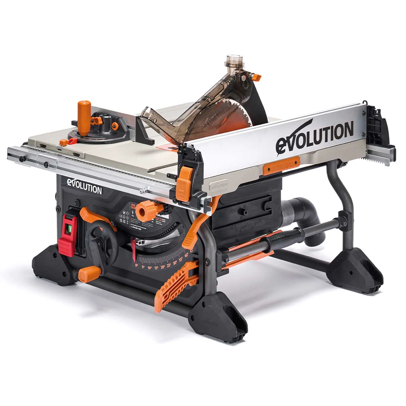 Evolution Tragbare Tischkreissäge mit 255mm TCT-Multimaterialsägeblatt, für Profis und Heimwerker (230v) | R255TBL - Image 17