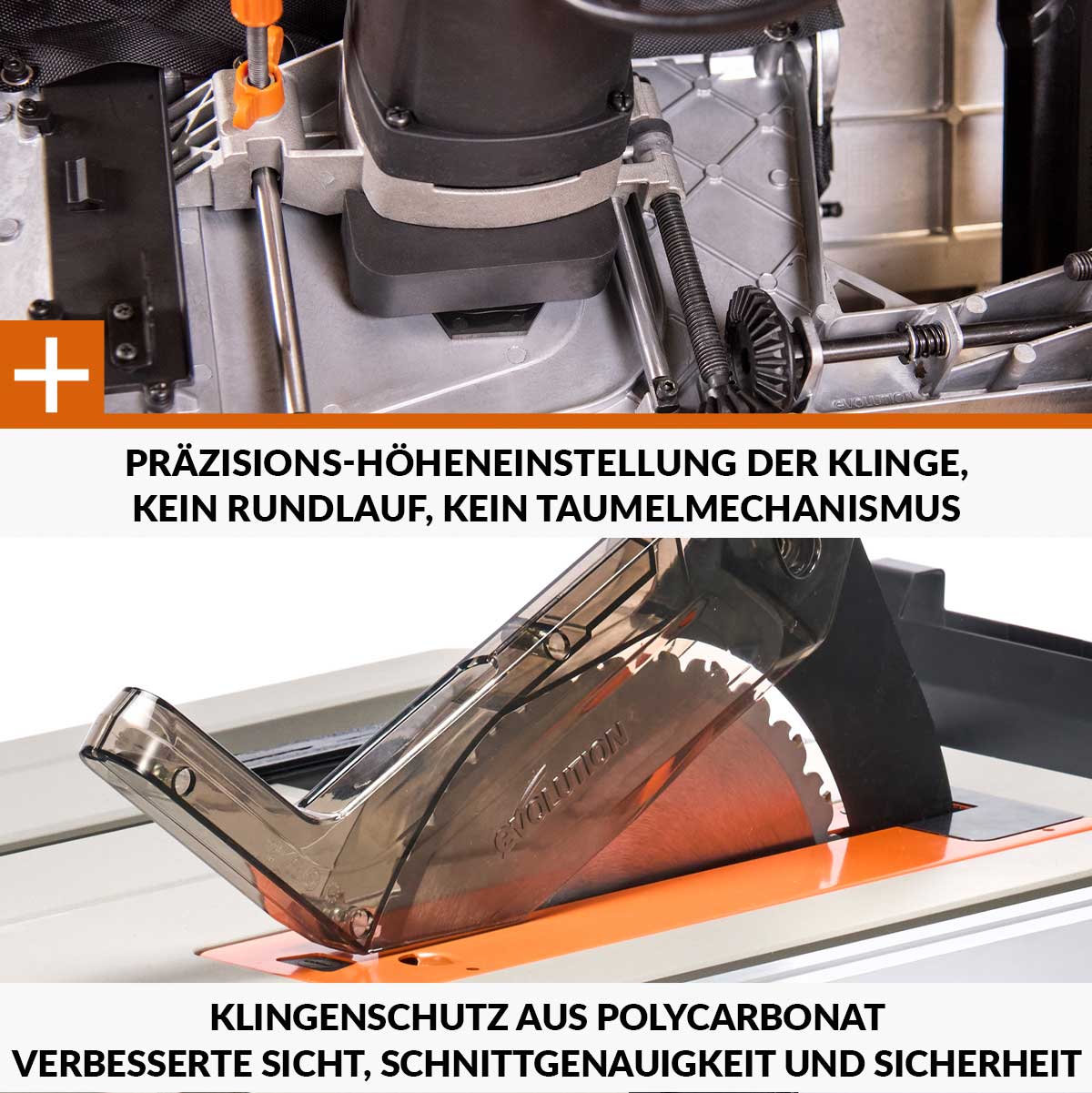 Evolution R255TBL+, die nächste Generation der tragbaren Tischsäge (230 V, 255 mm) mit TCT-Multimaterialsägeblatt - Image 10