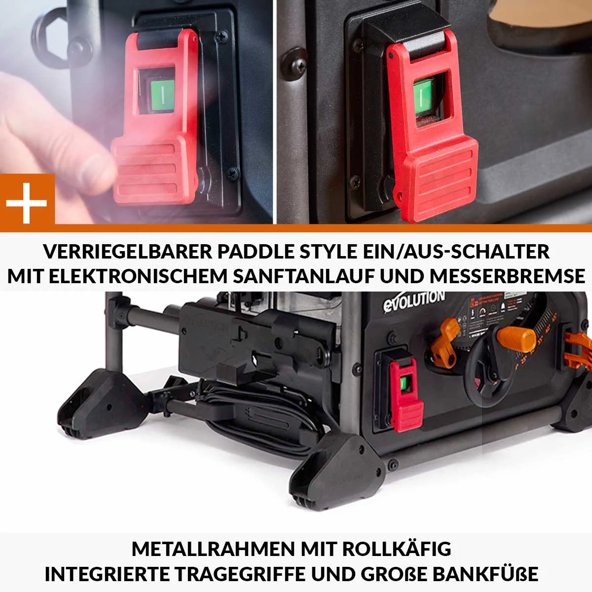 Evolution R255TBL+, die nächste Generation der tragbaren Tischsäge (230 V, 255 mm) mit TCT-Multimaterialsägeblatt - Image 12