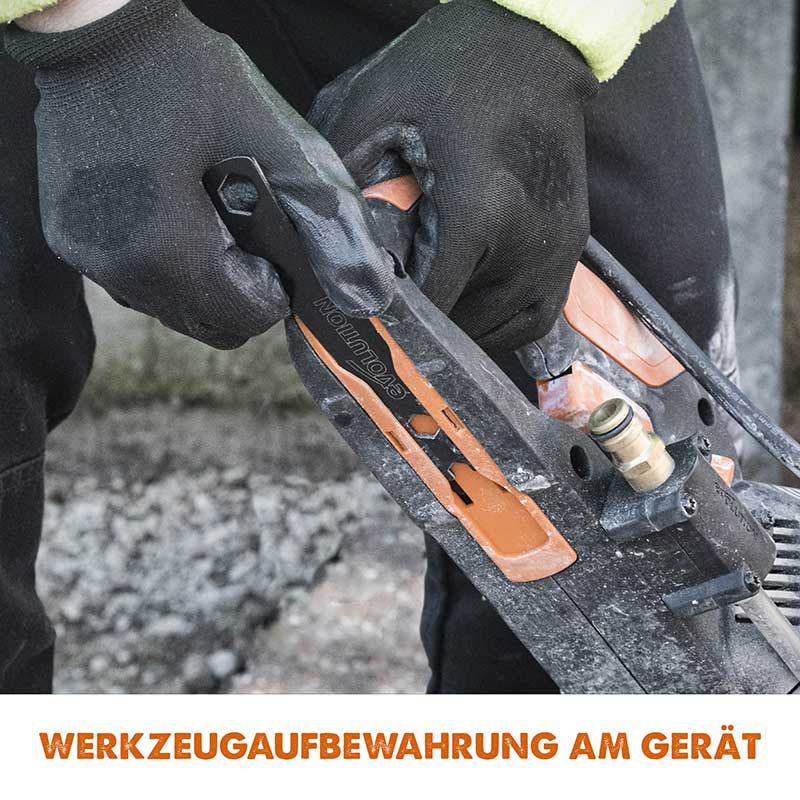 Evolution R300DCT+ 300mm Elektrische Betonsäge Trennschleifer mit Diamantblatt und Wasserstaubunterdrückung - Image 9