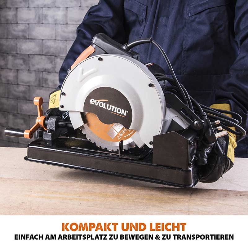 Evolution RAGE4 185mm Kappsäge mit TCT-Multi-Material-Sägeblatt - Image 12