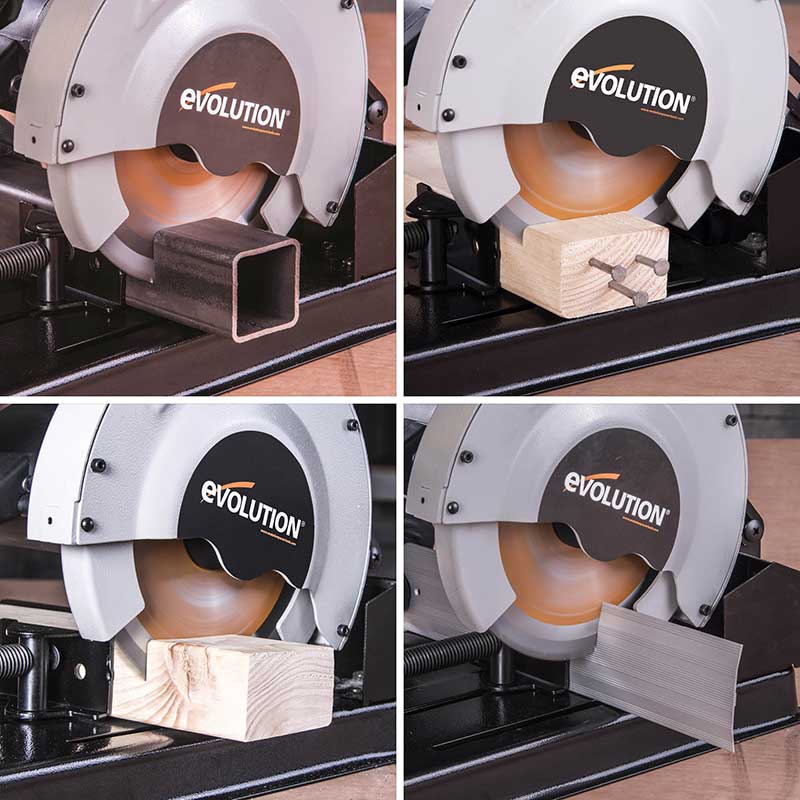 Evolution RAGE4 185mm Kappsäge mit TCT-Multi-Material-Sägeblatt - Image 7