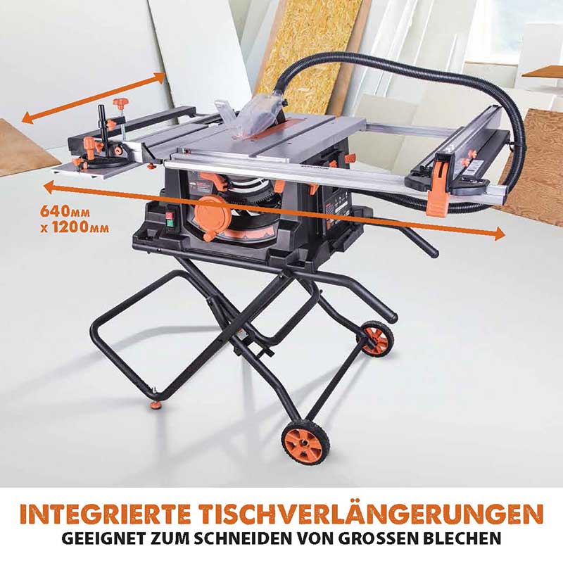 Evolution RAGE5-S 255mm 230V Tischsäge mit TCT-Multi-Material-Sägeblatt - Image 13