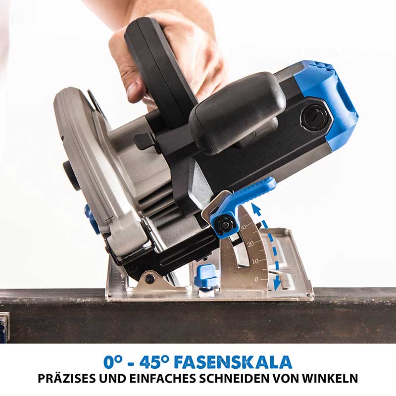 Evolution S185CCSL 185mm Handkreissäge mit TCT-Mildstahl-Sägeblatt - Image 10