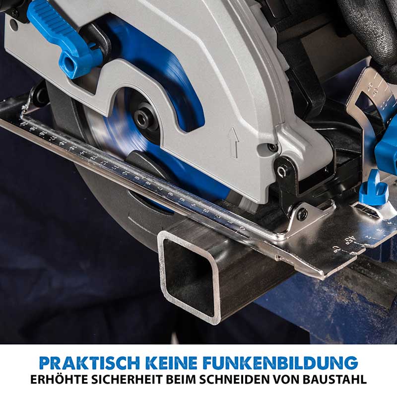 Evolution S185CCSL 185mm Handkreissäge mit TCT-Mildstahl-Sägeblatt - Image 4