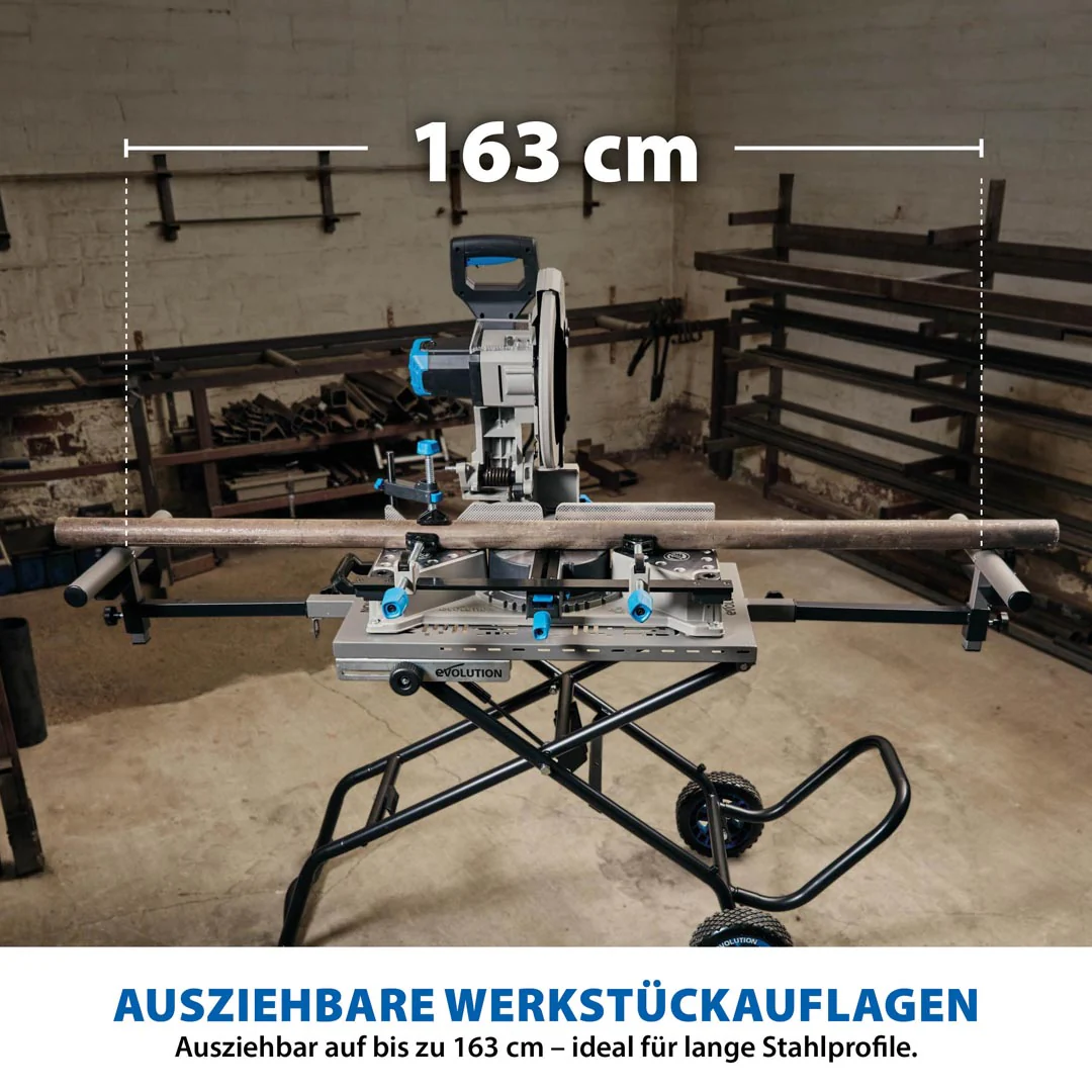 Evolution S355MCS KappsĂ€gestĂ€nder / MetallkreissĂ€ge-StĂ€nder mit Powerlift-UnterstĂŒtzung - Image 6