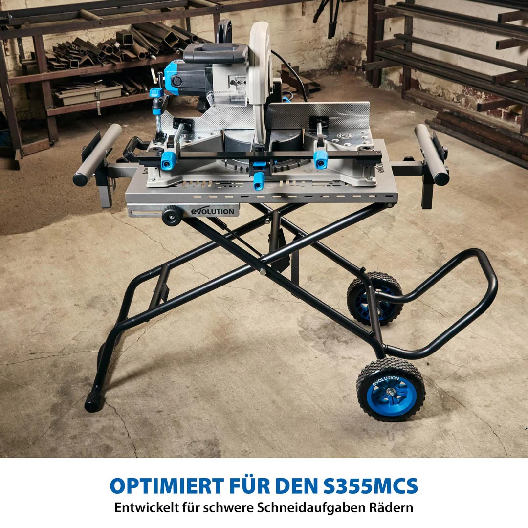 Evolution S355MCS KappsĂ€gestĂ€nder / MetallkreissĂ€ge-StĂ€nder mit Powerlift-UnterstĂŒtzung - Image 9