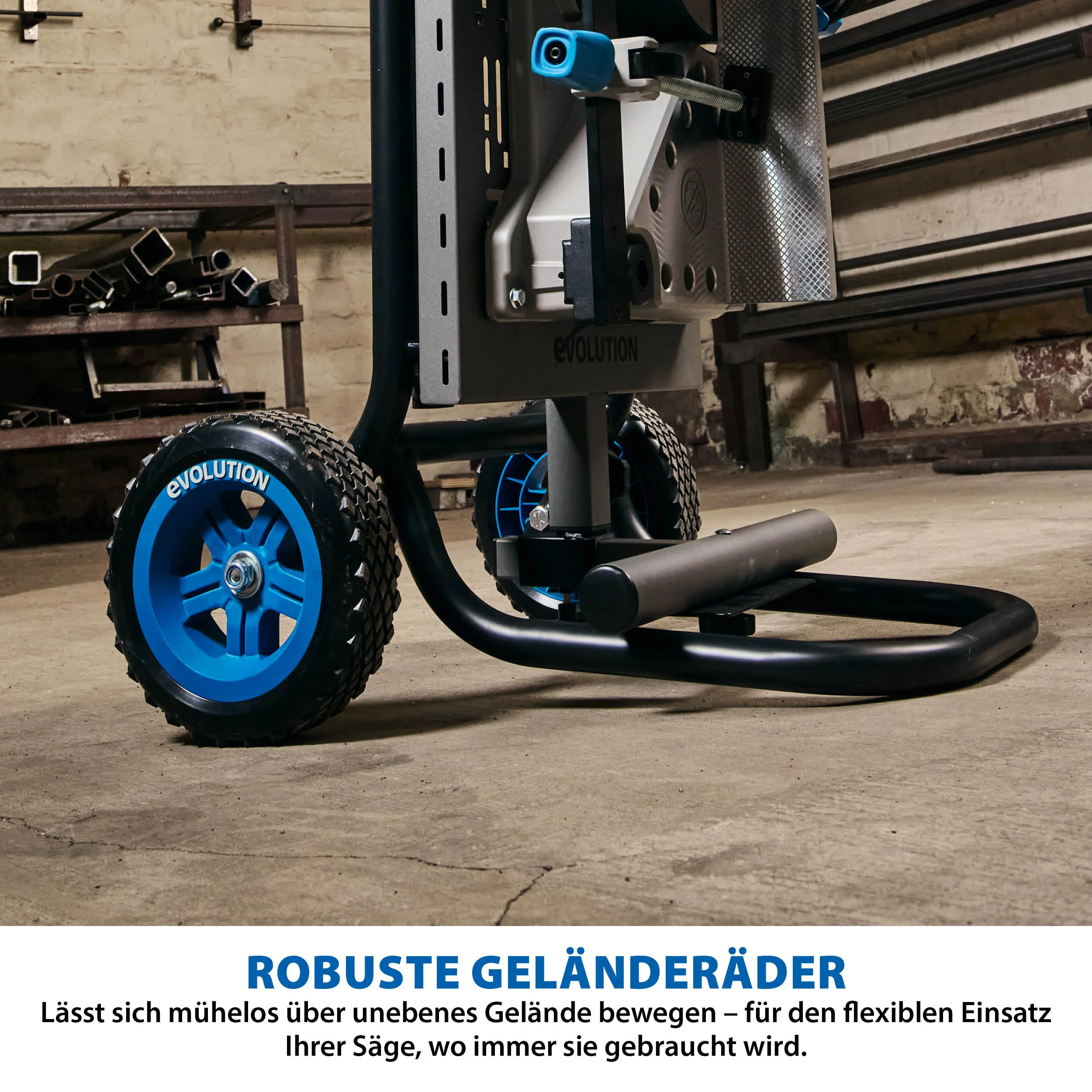 Evolution S355MCS KappsĂ€gestĂ€nder / MetallkreissĂ€ge-StĂ€nder mit Powerlift-UnterstĂŒtzung - Image 8