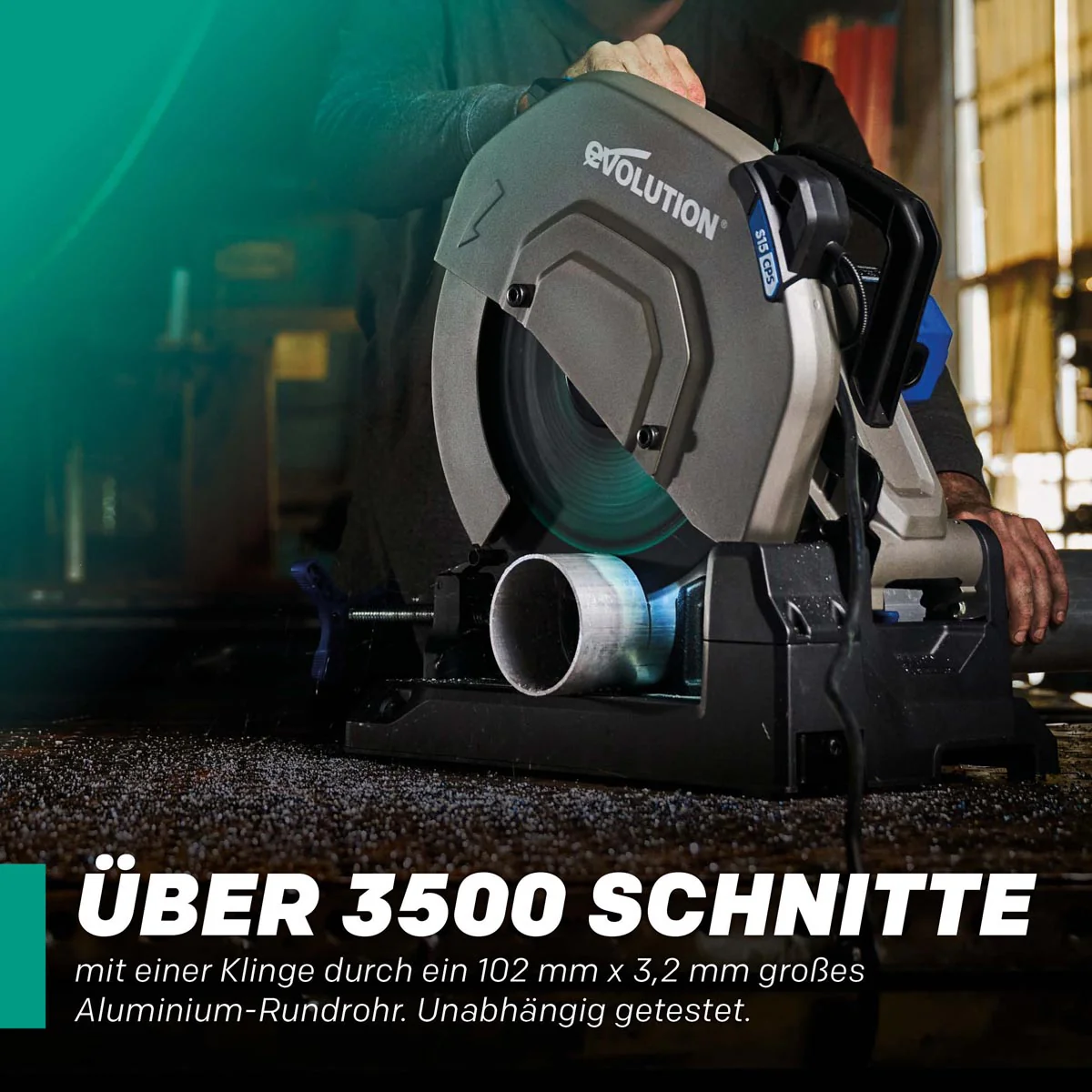 EVOMAX 355mm 100-Zahn Hartmetall-Sägeblatt für professionelle Schwerlast-Aluminiumbearbeitung - Image 3
