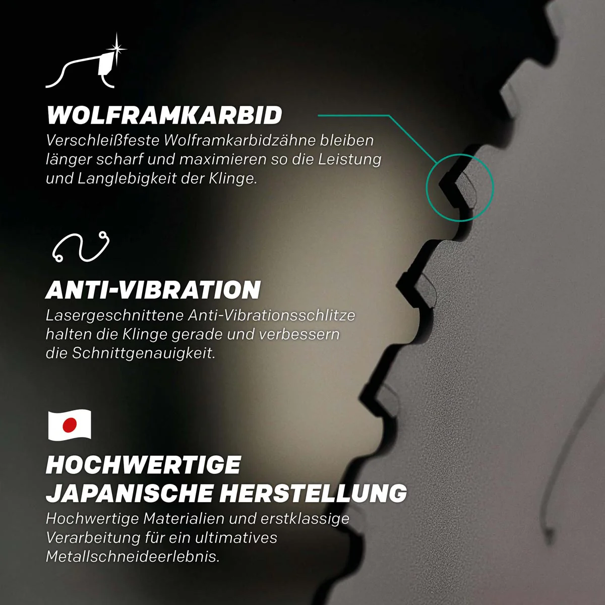 EVOMAX 355mm 100-Zahn Hartmetall-Sägeblatt für professionelle Schwerlast-Aluminiumbearbeitung - Image 6