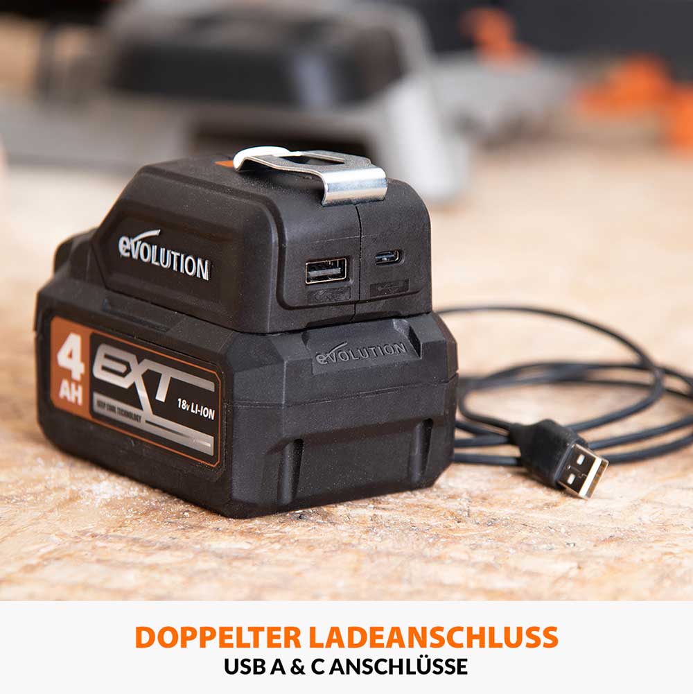 Evolution EXT Kabelloses USB-Ladegerät und LED-Licht - Image 3