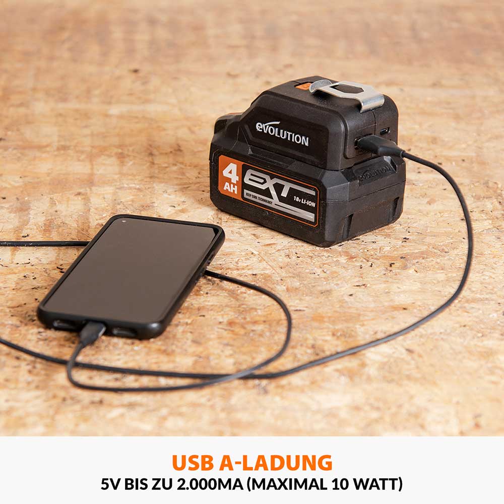 Evolution EXT Kabelloses USB-Ladegerät und LED-Licht - Image 6