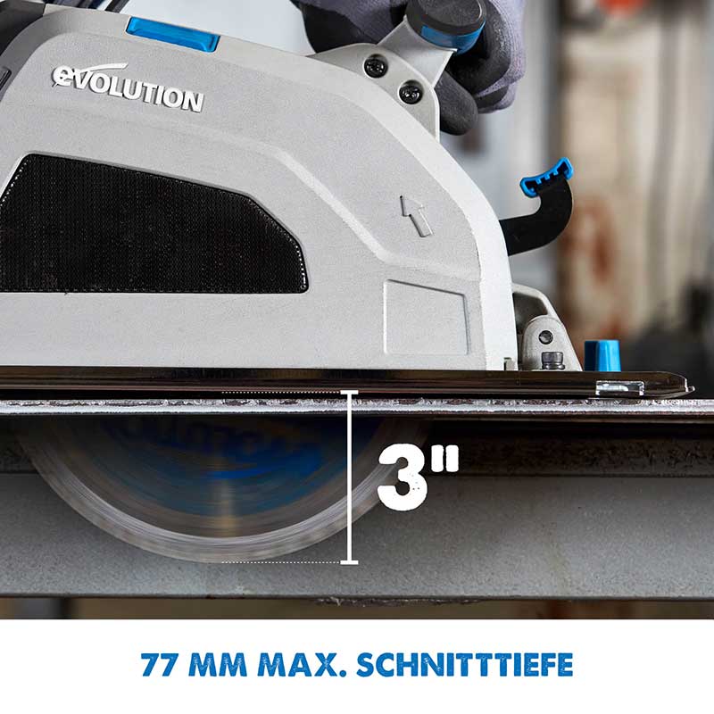 Evolution S210CCS 210mm Heavy Duty Metallkreissäge - Image 3