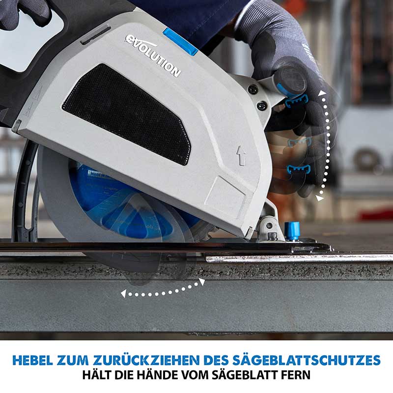 Evolution S210CCS 210mm Heavy Duty Metallkreissäge - Image 9