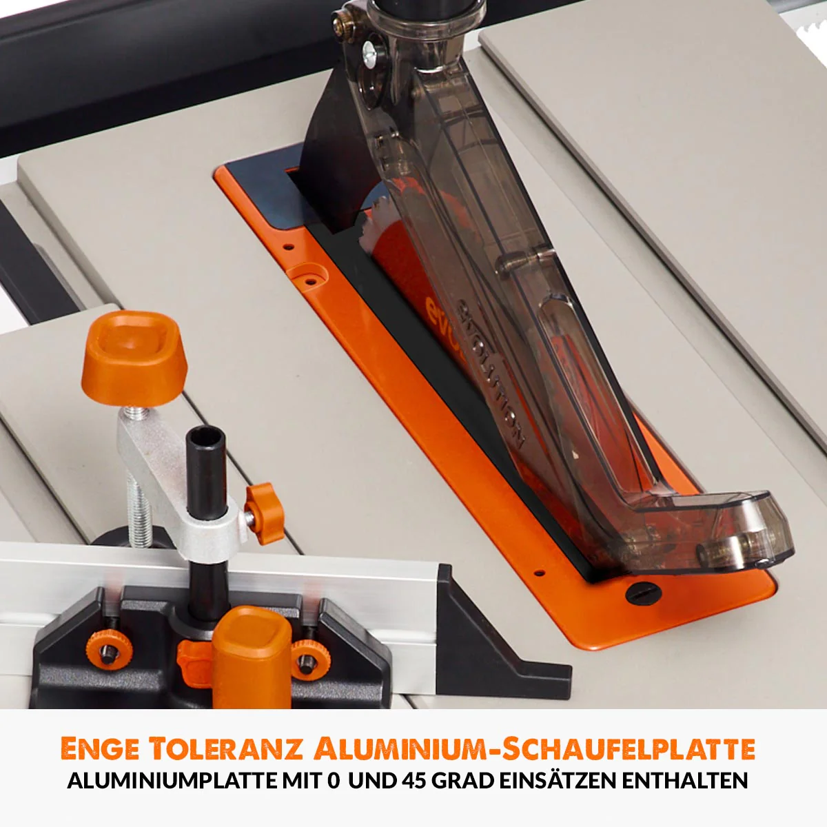 R255TBL/X/+ Tischsäge Aluminium Null-Spalt Einlegeplatte - Image 2