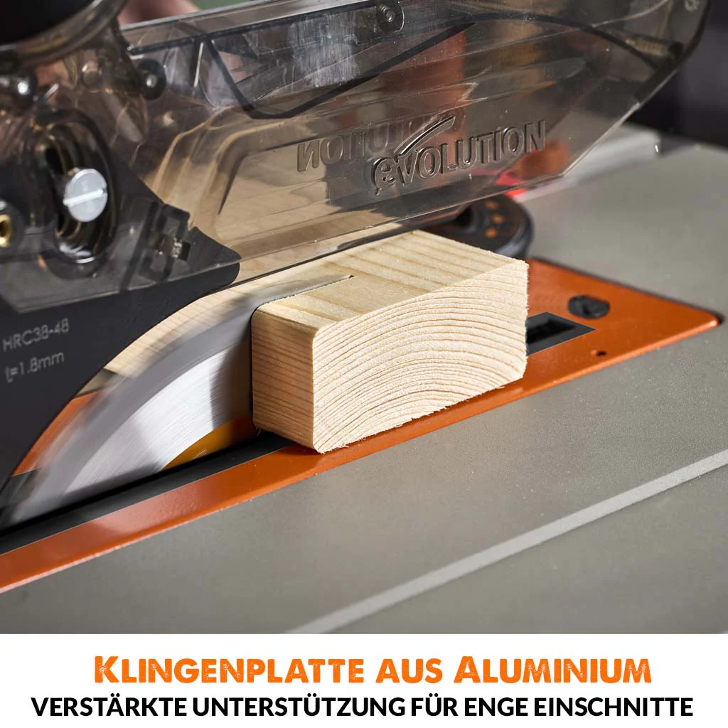 R255TBL/X/+ Tischsäge Aluminium Null-Spalt Einlegeplatte - Image 3