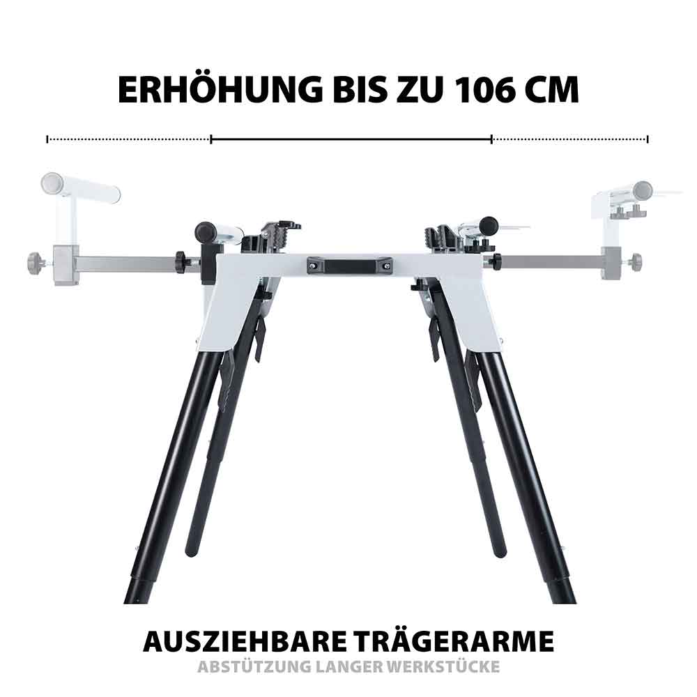 Evolution R355CPS 355mm Kaltkreissäge mit TCT-Multi-Material-Sägeblatt und Universal-Kappsägeständer - Image 16