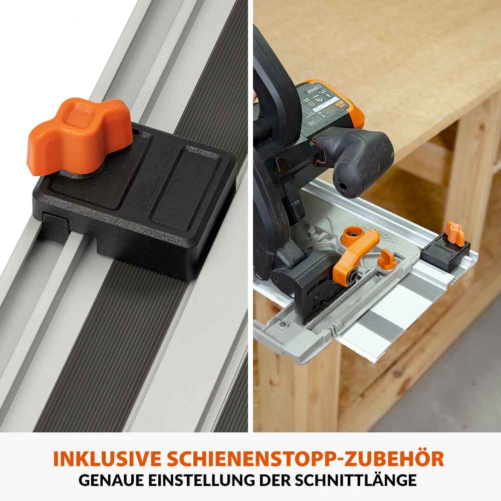 Evolution ST1400-G2 Universal 1.4m Kreissägebahn, Sägeschienen (2x 700mm) mit selbstausrichtenden Verbindern - Image 6