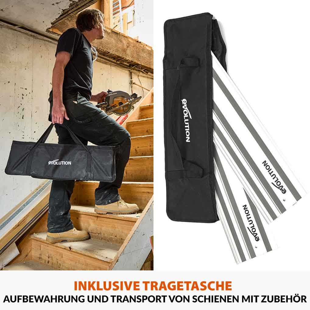 Evolution ST1400-G2 Universal 1.4m Kreissägebahn, Sägeschienen (2x 700mm) mit selbstausrichtenden Verbindern - Image 8